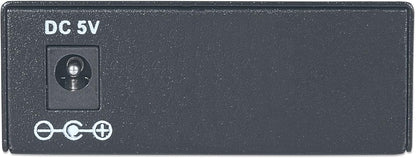 Intellinet 507349 Gigabit Ethernet Single-Mode Media Converter, 10/100/1000Base-T to 1000Base-LX (SC) Single-Mode, 20 km (12.4 mi)