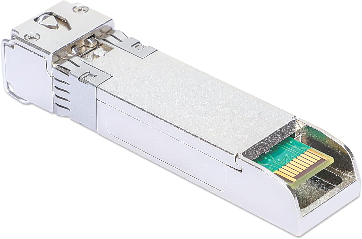 Intellinet Transceiver Module Optical, 10 Gigabit Fiber SFP+, 10GBase-SR (LC) Multi-Mode Port, 300m, Wavelength 850nm, Ethernet, Fibre, HPE Compliant, Equivalent to HPE J9150A / J9150D / JD092A /
