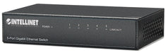 Intellinet 530378 5-Port Gigabit Ethernet Switch, Desktop Size, Metal Housing, IEEE 802.3az (Energy Efficient Ethernet) 5 Port Gigabit Desktop