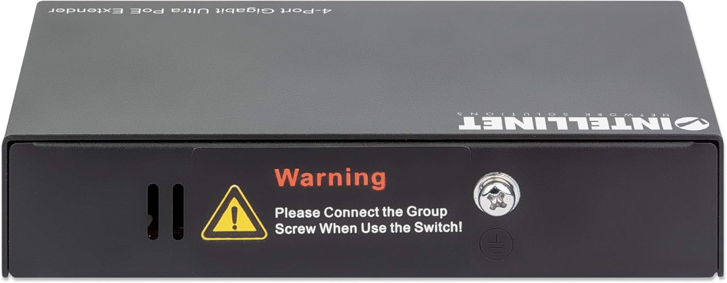 Intellinet Gigabit PoE++ Extender - 90 W Output Poe Budget, Extends PoE up to Another 328 ft., Fanless Quiet Design, Metal Housing - 3 Yr Mfg Warranty - 561617