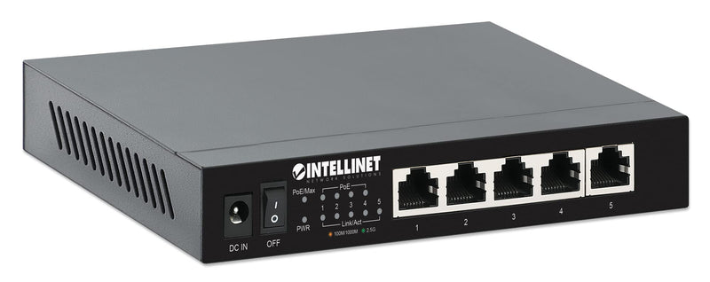 Intellinet 561921 Ethernet Switch Poe+ 5 Anschlüsse 2.5G Schwarz