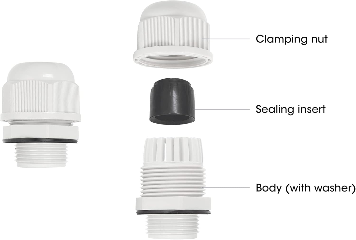 Intellinet 561952 Poe+ Fast Ethernet Outdoor Extension Kit White