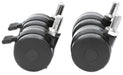 Intellinet Caster Wheel Set for 19 Inch Racks, Set of Four, Two Brakes, Heavy-Duty