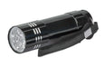 Manhattan-Products LED Taschenlampe mit Schlaufe - Aluminium Taschenlampe inkl. 3 AAA-Batterien, Kompakt, Outdoor, Handtasche, 45 Lumen - Schwarz, 960311