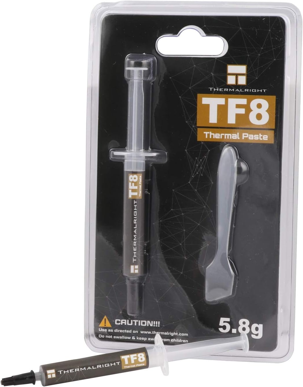 Thermalright TF8 Wärmeleitpaste 5,8g für alle Kühler, 13,8W/M-k mit Spachtel, Overclocking