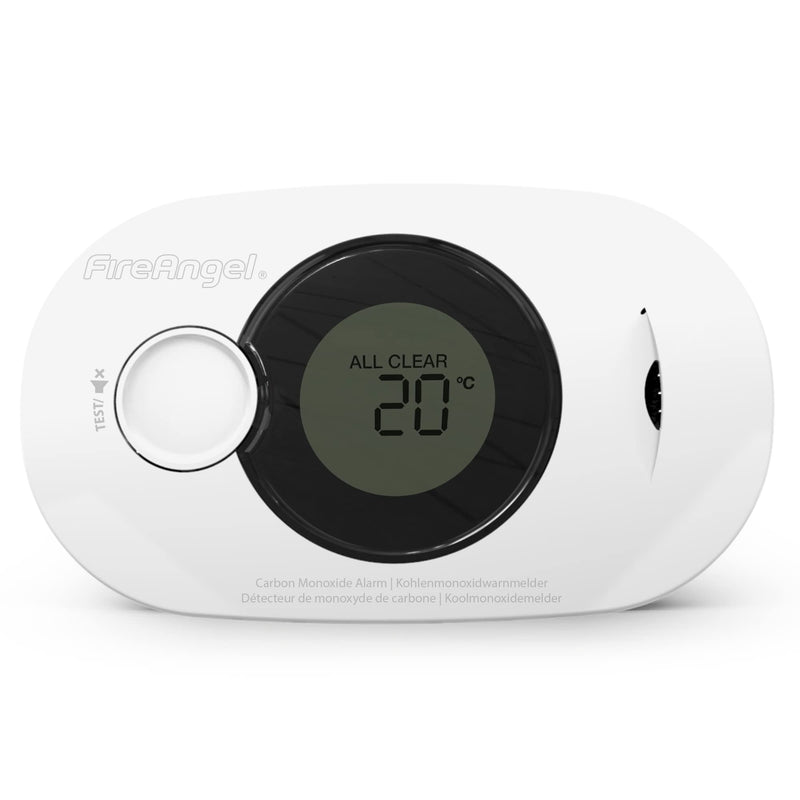 Fire Angel Carbon Monoxide Detector FA3322-EUX10, White