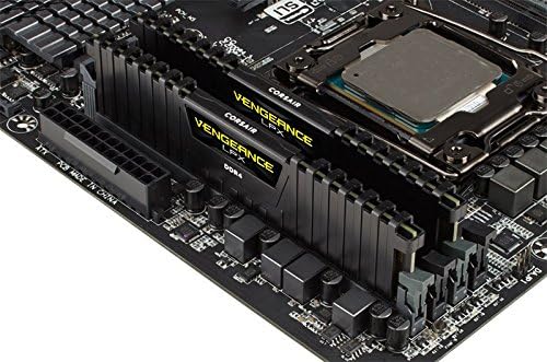 Corsair VENGEANCE LPX 32GB (2 x 16GB) DDR4 3600 (PC4-28800) C16 1.35V Desktop Memory - Black, CMK32GX4M2D3600C16