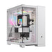 CORSAIR iCUE LINK 6500X RGB Mid-Tower ATX-Doppelkammer-PC-Gehäuse – Panoramic Tempered Glass - Reverse Connection Motherboard Compatible -– 3x CORSAIR RX120 RGB-Lüfter im Lieferumfang Enthalten – Weiß iCUE LINK 6500X RGB Weiß