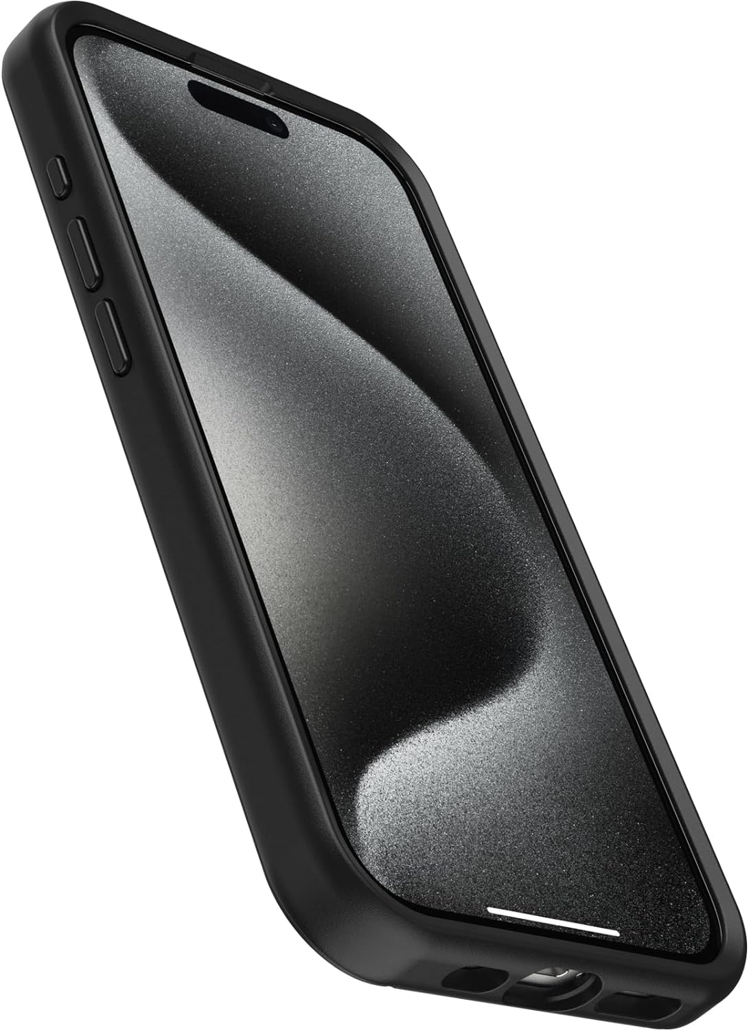OtterBox Symmetry Case for iPhone 15 Pro, Shockproof, Drop proof, Protective Thin Case, 3x Tested to Military Standard, Black iPhone 15 Pro Black