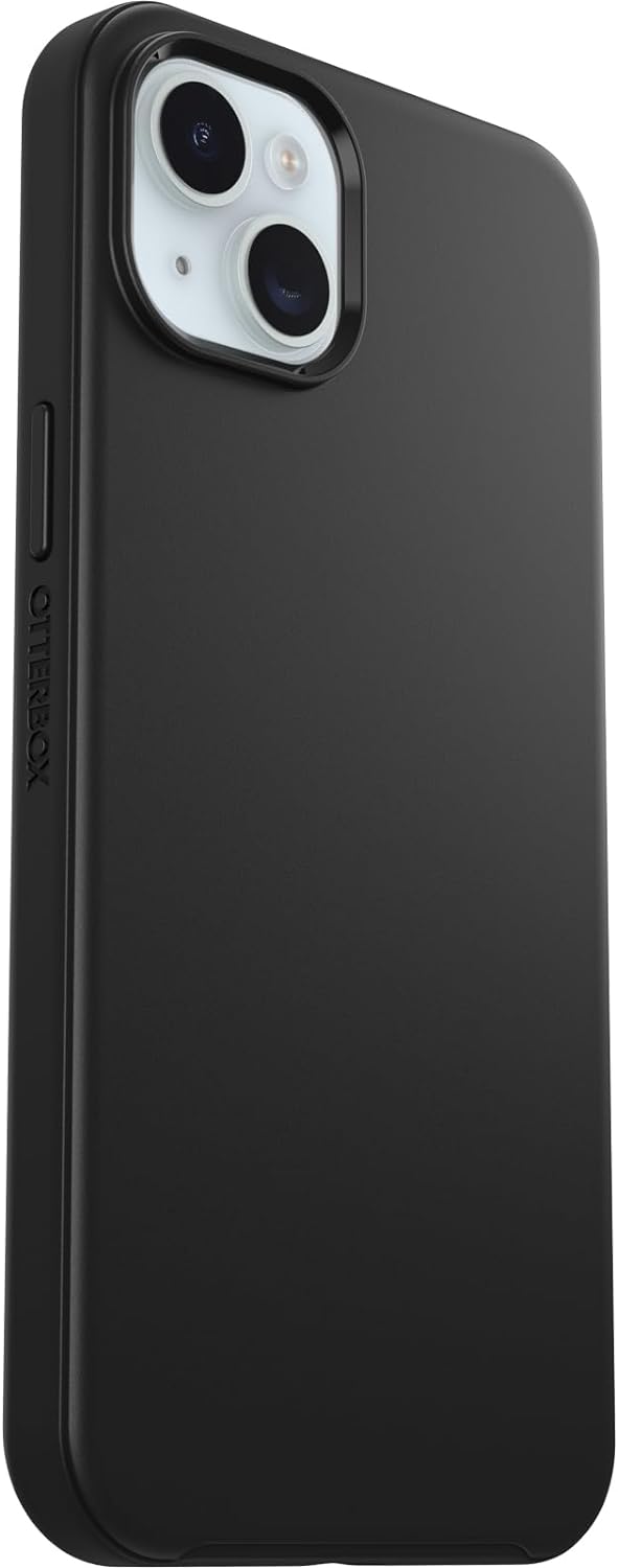 OtterBox Symmetry Case for iPhone 15 Plus / iPhone 14 Plus, Shockproof, Drop proof, Protective Thin Case, 3x Tested to Military Standard, Black iPhone 15 Plus / iPhone 14 Plus Black