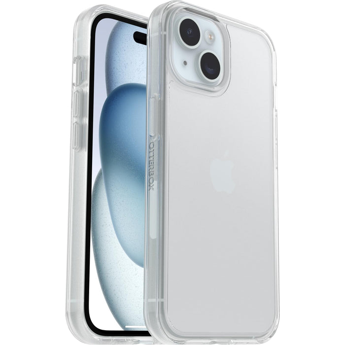 OtterBox Symmetry Clear Case for iPhone 15 / iPhone 14 / iPhone 13, Shockproof, Drop proof, Protective Thin Case, 3x Tested to Military Standard, Clear iPhone 15 / iPhone 14 / iPhone 13 Clear