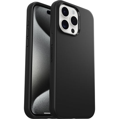 OtterBox Symmetry for MagSafe Case for iPhone 15 Pro Max, Shockproof, Drop proof, Protective Thin Case, 3x Tested to Military Standard, Black iPhone 15 Pro Max Black
