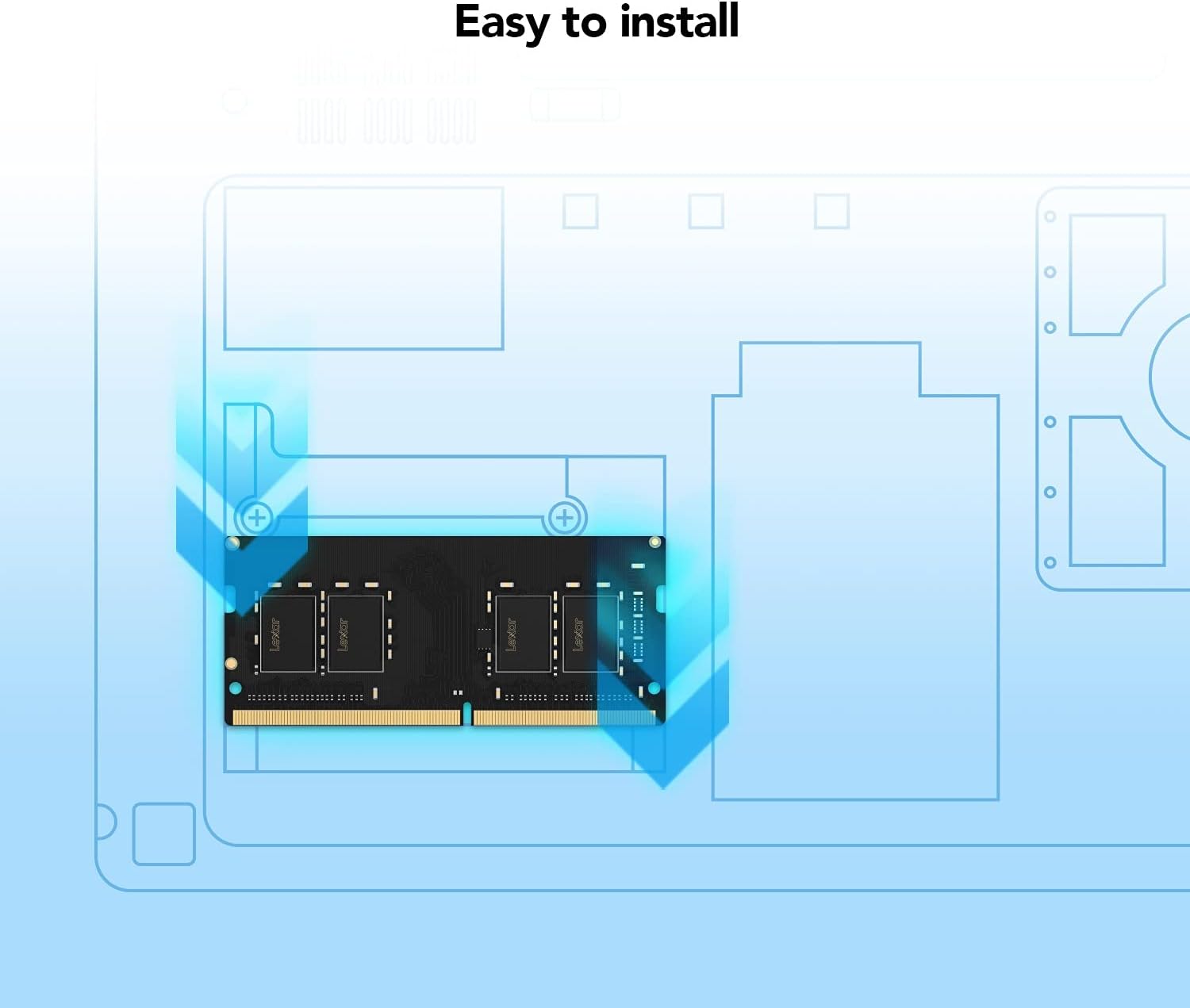 Memoria RAM Lexar LD4AS008G-B3200GSST 8 GB DDR4 3200 MHz CL22