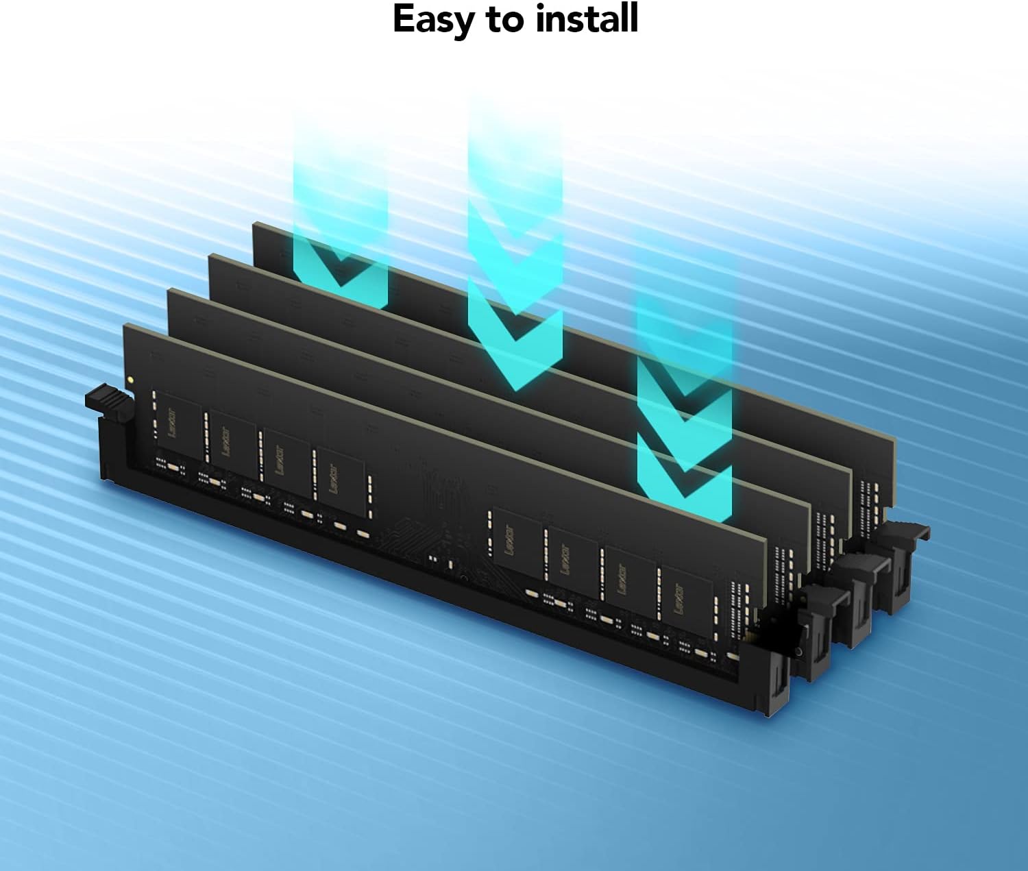 Memoria RAM Lexar LD4AU016G-B3200GSST 16 GB CL22 DDR4 3200 MHz - Marca: Lexar - EAN: 0843367123803