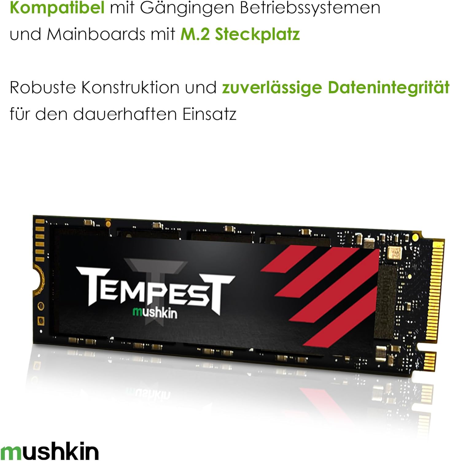 SSD 256GB Mushkin M.2 (2280) Tempest NVMe PCIe i