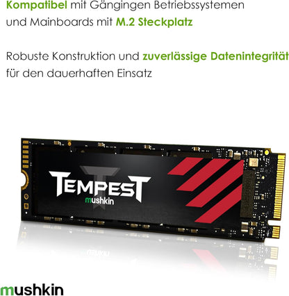 SSD 256GB Mushkin M.2 (2280) Tempest NVMe PCIe i