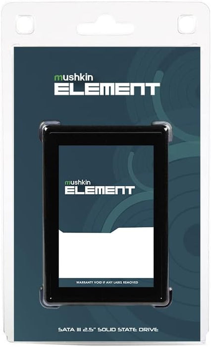 Mushkin Element MKNSSDEL1TB Interne Solid State Drive (SSD) 2,5 Zoll SATA III 6 Gb/s 3D Vertikaler NAND Flash 7 mm 1TB Element