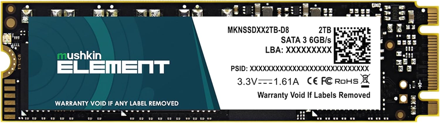 Mushkin Internal SSD Element M.2 2TB PCIe Gen3x4 NVME Internal Solid State Drives Element 2TB