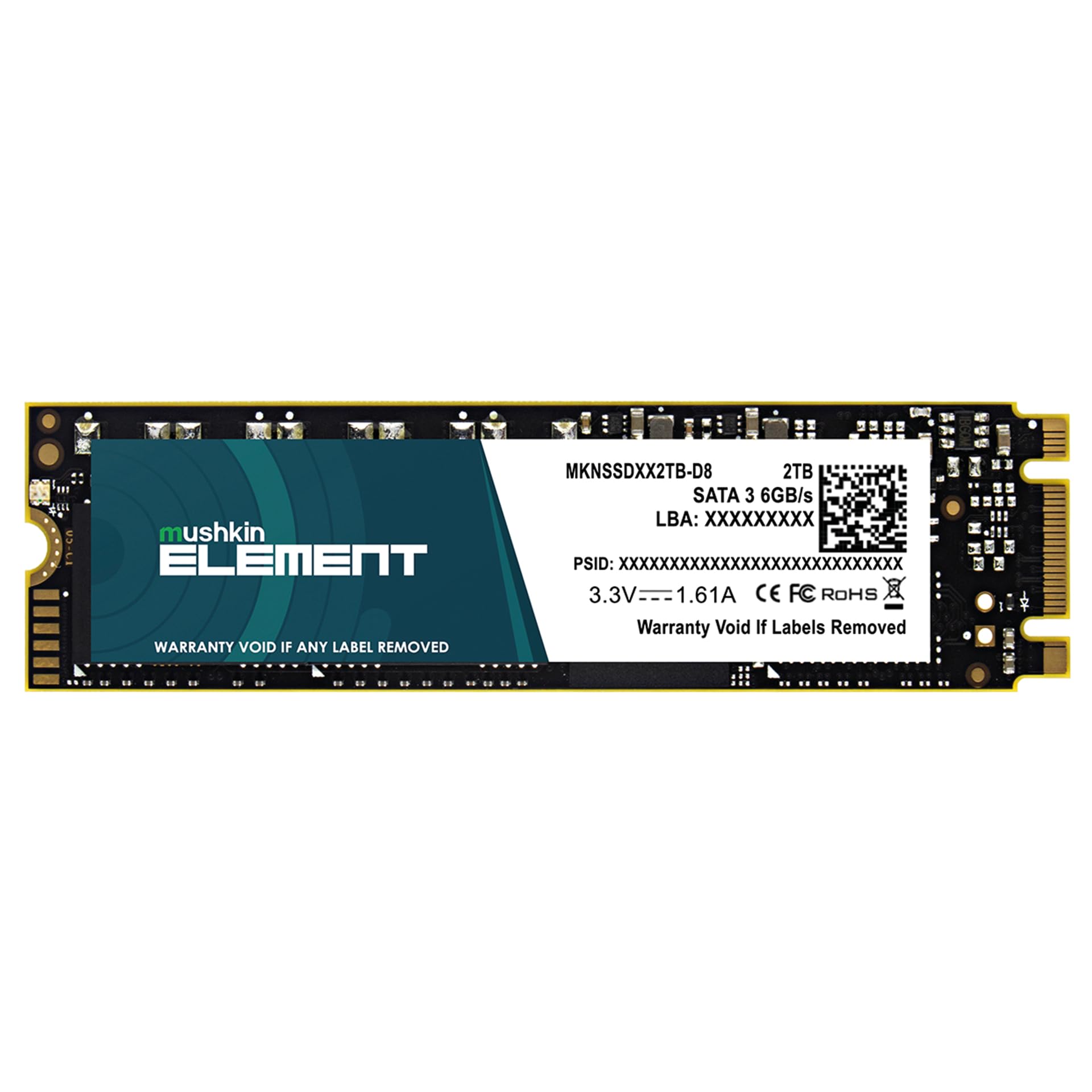 Mushkin Internal SSD Element M.2 2TB PCIe Gen3x4 NVME Internal Solid State Drives Element 2TB