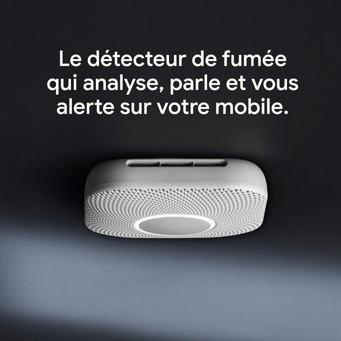 Google Nest Protect 2nd generation smoke and carbon monoxide detector (wired)