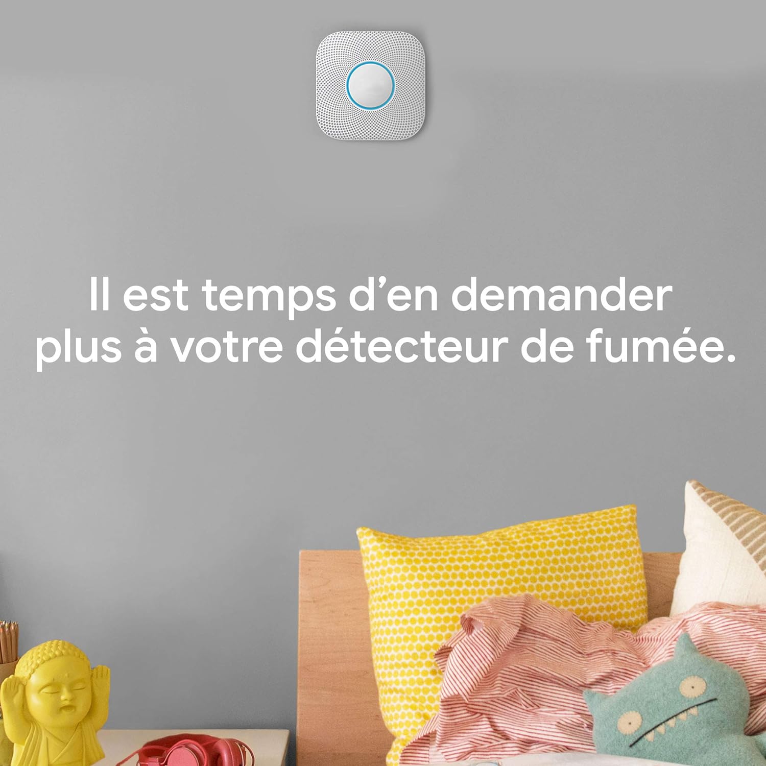 Google Nest Protect 2nd generation smoke and carbon monoxide detector (wired)