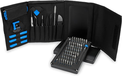 iFixit Pro Tech Toolkit, Werkzeug-Set mit Öffnungs-Werkzeug & Präzisions-Schraubendreher und 64 Bits (4 mm), zur Reparatur von Smartphone, Laptop & Co