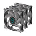 Iceberg Thermal IceGALE Xtra 120mm PWM High Performance Case Fan Pack of 3 - Grey