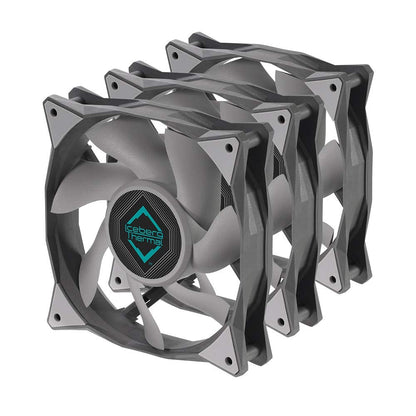Iceberg Thermal IceGALE Xtra 120mm PWM High Performance Case Fan Pack of 3 - Grey