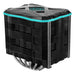 Iceberg Thermal IceSLEET G6 Stealth Heatpipe mit Ultra 140 mm Silent Fan Premium Hybrid CPU-Kühler kompatibel mit LGA 1700 & AMD5 u.a.