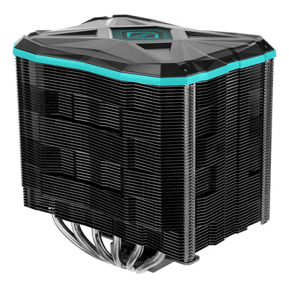 Iceberg Thermal IceSLEET G6 Stealth Heatpipe mit Ultra 140 mm Silent Fan Premium Hybrid CPU-Kühler kompatibel mit LGA 1700 & AMD5 u.a.