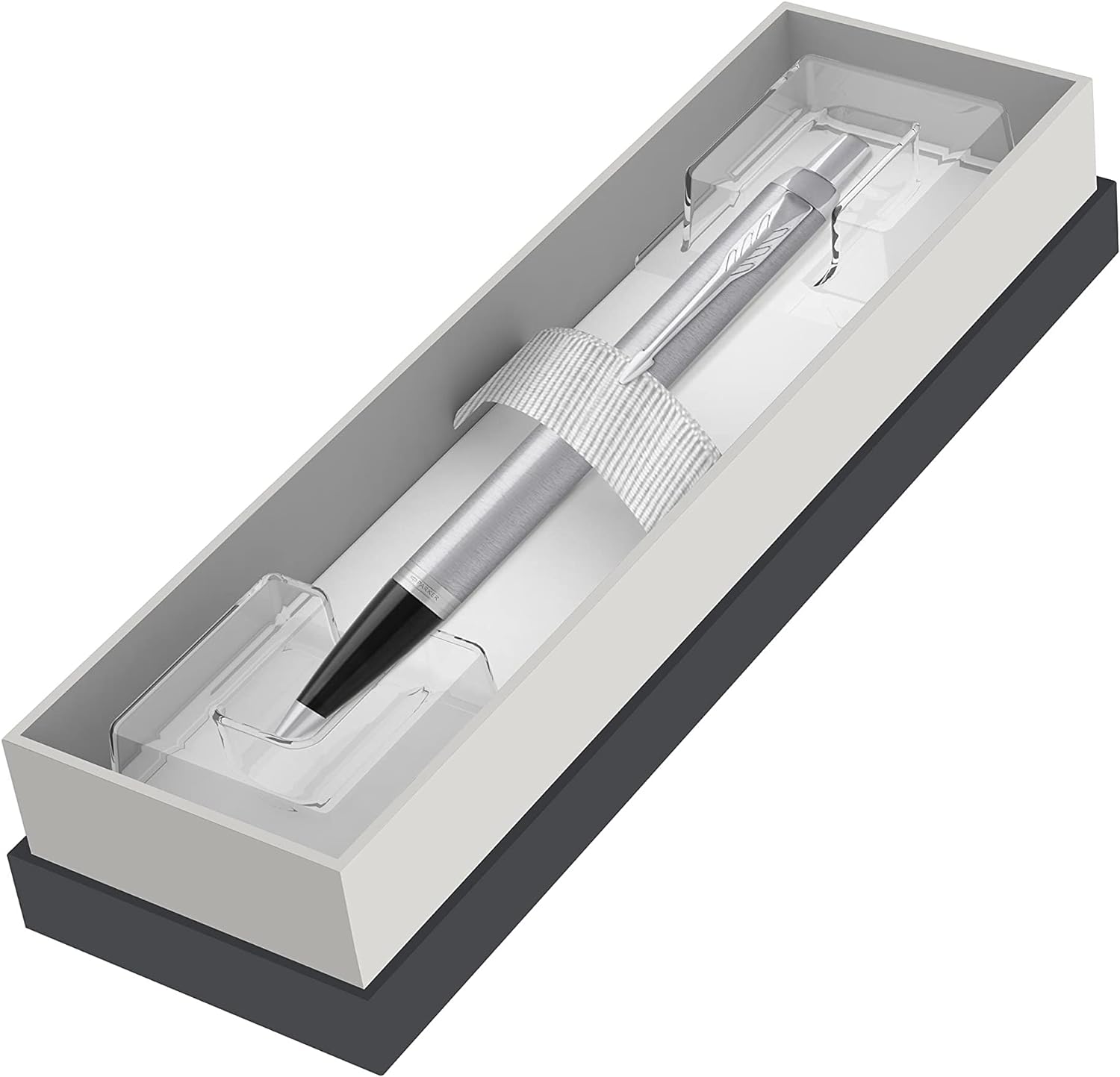 PARKER IM 2150841 Ballpoint Pen Brushed Metal C.C. M Black