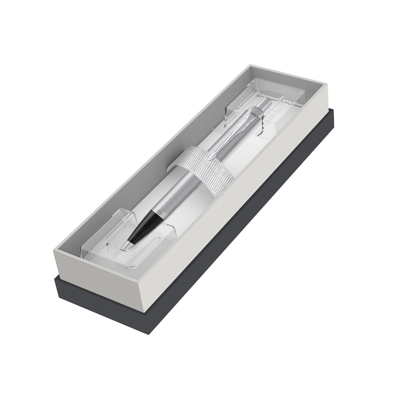 PARKER IM 2150841 Ballpoint Pen Brushed Metal C.C. M Black