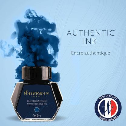Waterman Fountain Pen Ink | Mysterious Blue | 50ml Bottle
