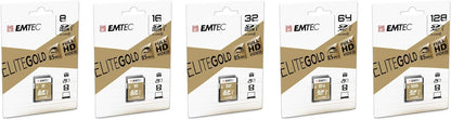 EMTEC SD Card 32GB SDHC (CLASS10) Gold + Kartenbl