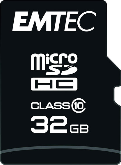 EMTEC microSD Card 32GB SDHC CL.10 Classic + Adap