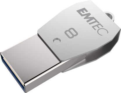 Emtec Dual USB2.0 Micro USB T250 8GB