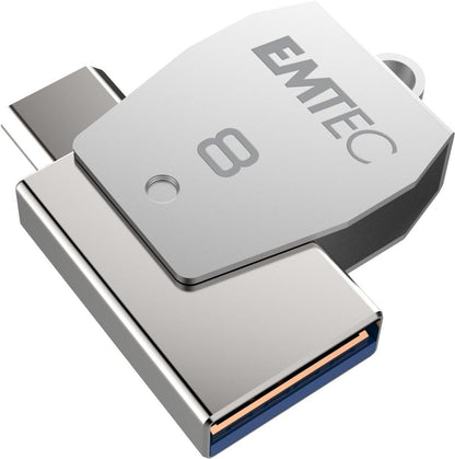 Emtec Dual USB2.0 Micro USB T250 8GB