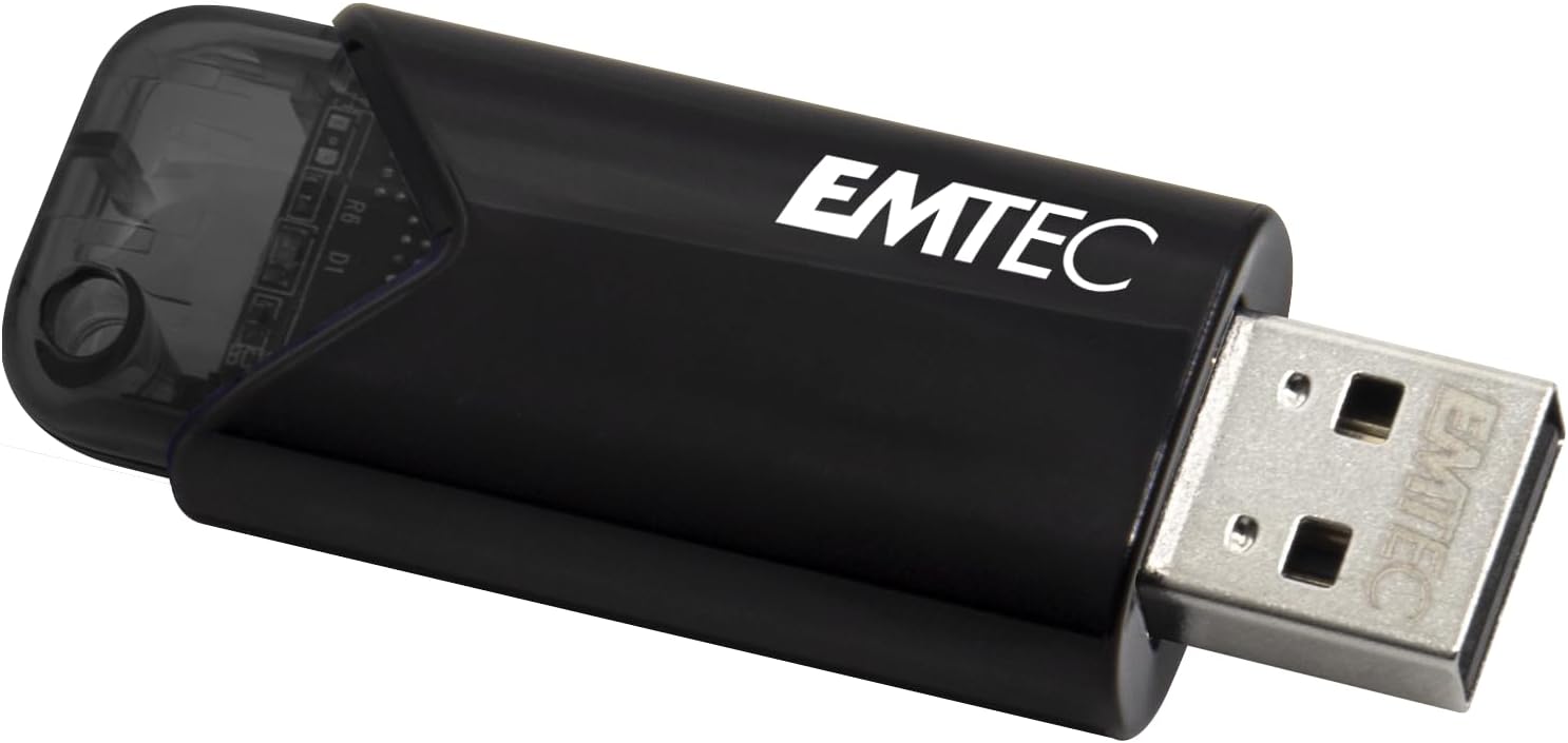 Emtec B110 Click Easy 3.2 512GB USB Type-A 3.2 Gen 2 (3.1 Gen 2) Black