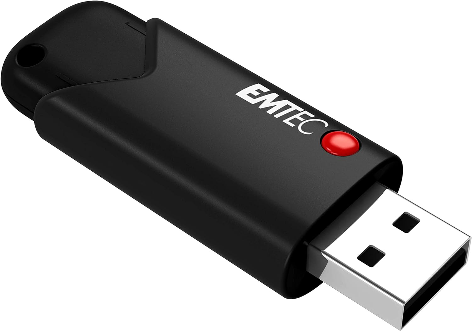 Emtec ECMMD220 Click Secure USB 3.0 Flash Drive 256 GB External Storage Read 100 Mb/S Write 20 Mb/S With AES260 Encryption Software Black 56GB12 3