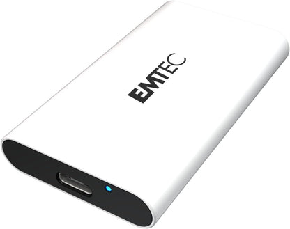 EMTEC - X210G Portable Gaming External Solid State Drive 2TB, 2TB - ECSSD2TX210G - USB-C 3.2 Gen2 - Up to 1100MB/s - 3D NAND Flash - Documents, Music, HD Video Storage 2 To