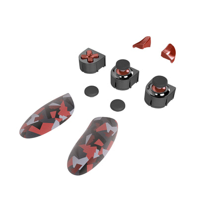 Thrustmaster ESWAP X RED COLOR PACK, Pack of 7 Red Camo Modules, Next Generation, NXG Mini-Sticks, Hot Swap, Compatible with ESWAP X PRO CONTROLLER (Xbox Series X|S and Windows