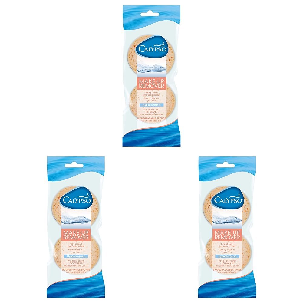 Calypso Make-Up Remover aus Naturfasern 4er Pack