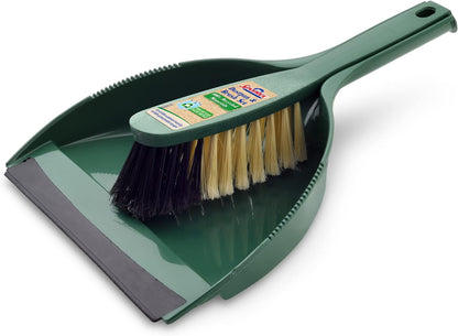 Spontex Eco Green Handfeger Set aus 100% recycelten Materialien, 2 Arten von Borsten, effiziente und schnelle Reinigung, 1 Set