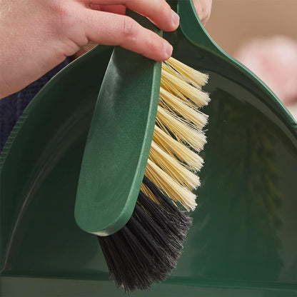 Spontex Eco Green Handfeger Set aus 100% recycelten Materialien, 2 Arten von Borsten, effiziente und schnelle Reinigung, 1 Set