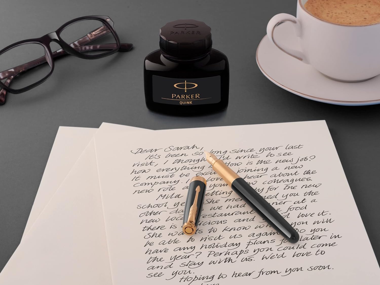 Parker Deluxe Piston Converter, black