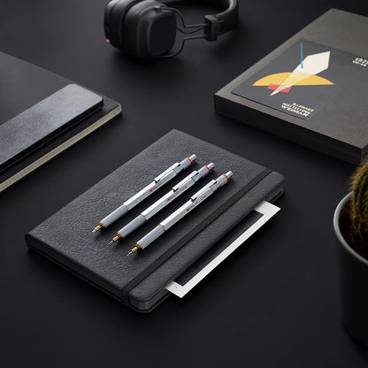 rOtring 800 Mechanical Pencil | 0.5 mm | Silver Metal Barrel