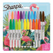 Sharpie Permanent Markers | Fine Point | Flamingo & Assorted Original Colours | 24 Marker Pens Flamingo assortment 1 count (Pack of 24)