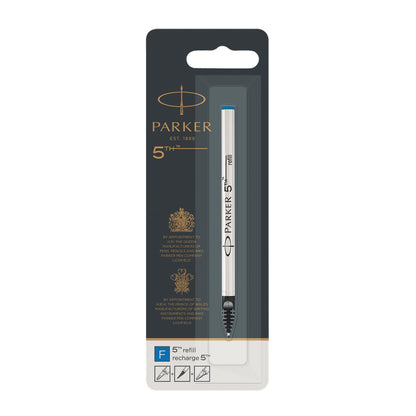 Parker 5th Technology Pen Ink Refill Fine Point Blue Ink 1 Count