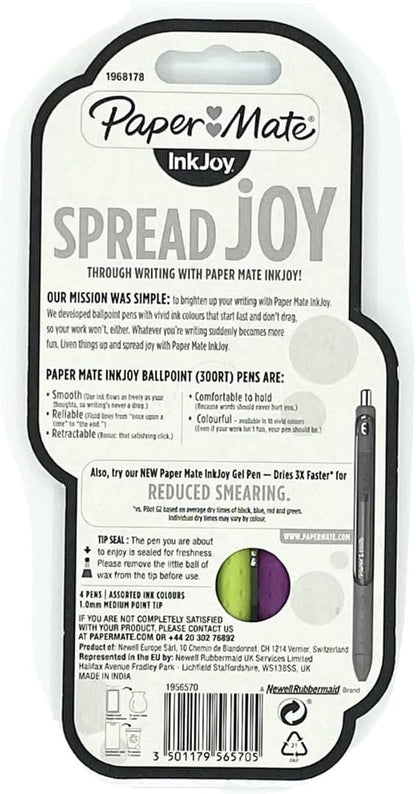 PAPER MATE Kugelschreiber InkJoy 300 RT M 4 Stk.