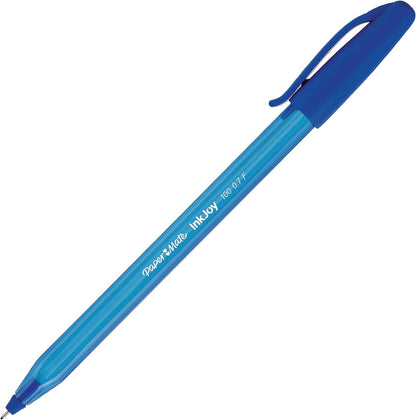 Paper Mate InkJoy 100ST Ballpoint Pens | Fine Point (0.7 mm) | Blue | 5 Count Blue 1 count (Pack of 1)